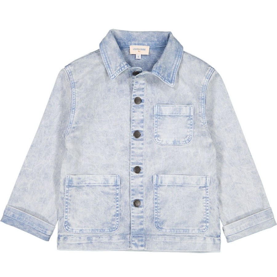 LOUIS LOUISE Coats, Jackets | Jacket Pinceau Washed Denim