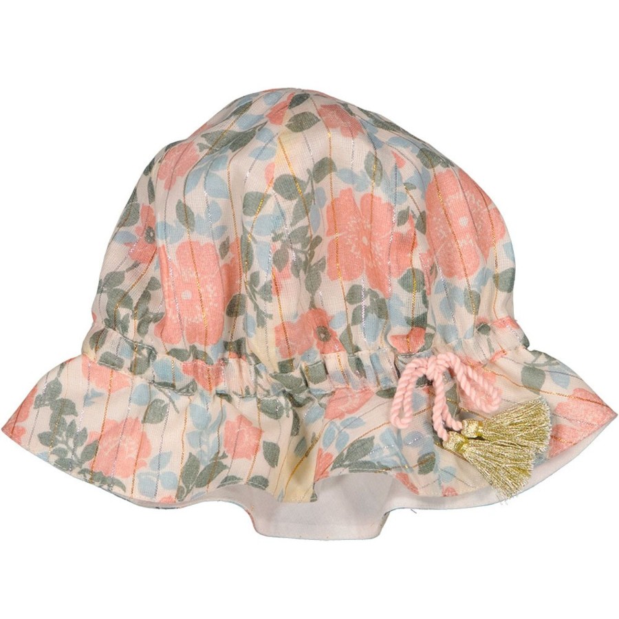 LOUIS LOUISE Accessories | Hat Colette Stripe Lurex Vintage Flower