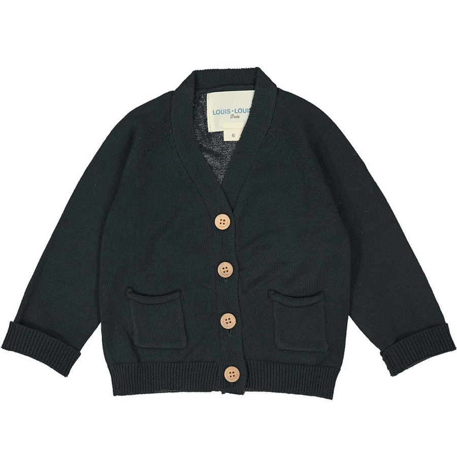 LOUIS LOUISE Cardigans, Pulls, Sweatshirts | Cardigan Hubert Knitted Cotton