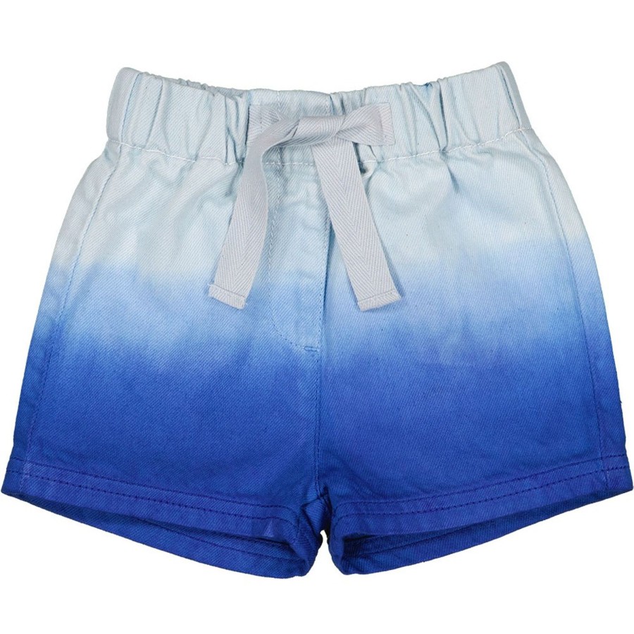 LOUIS LOUISE Bloomers, Leggings, Trousers | Bermudas Pekin Dip Dye Denim