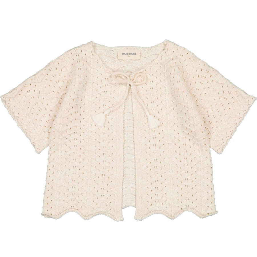 LOUIS LOUISE Cardigans, Pulls, Sweats | Cardigan Edith Knitted Cotton Lurex