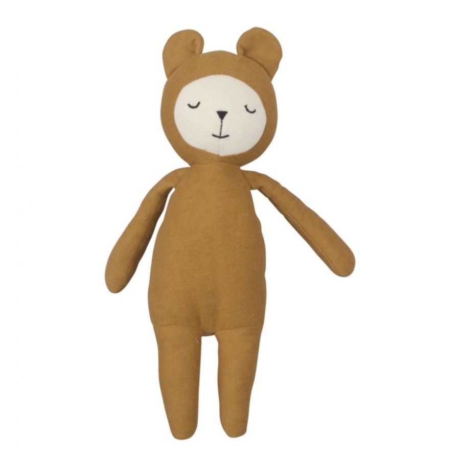 LOUIS LOUISE Accessoires And Toys | Doudou Ours Safran- Fabelab