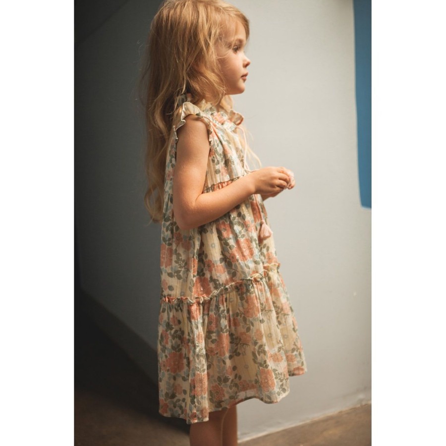 LOUIS LOUISE Dresses, Overalls | Dress Goa Stripe Lurex Vintage Flower