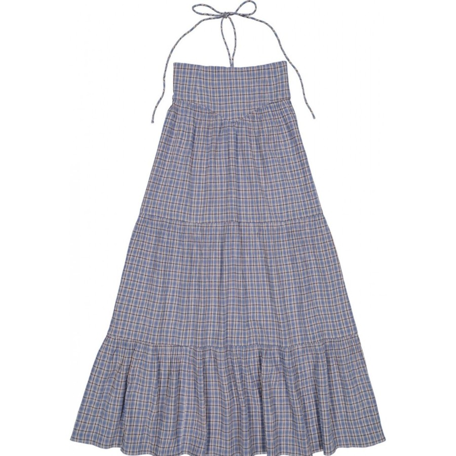 LOUIS LOUISE Mother-Daughter | Dress Josia Cotton Crepe Tartan