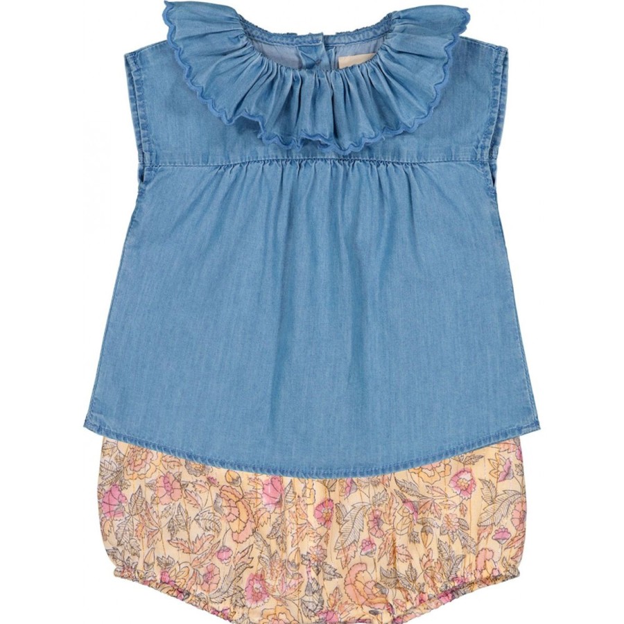 LOUIS LOUISE Blouses, Tops Baby Girls | Tunic Pierrette Chambray