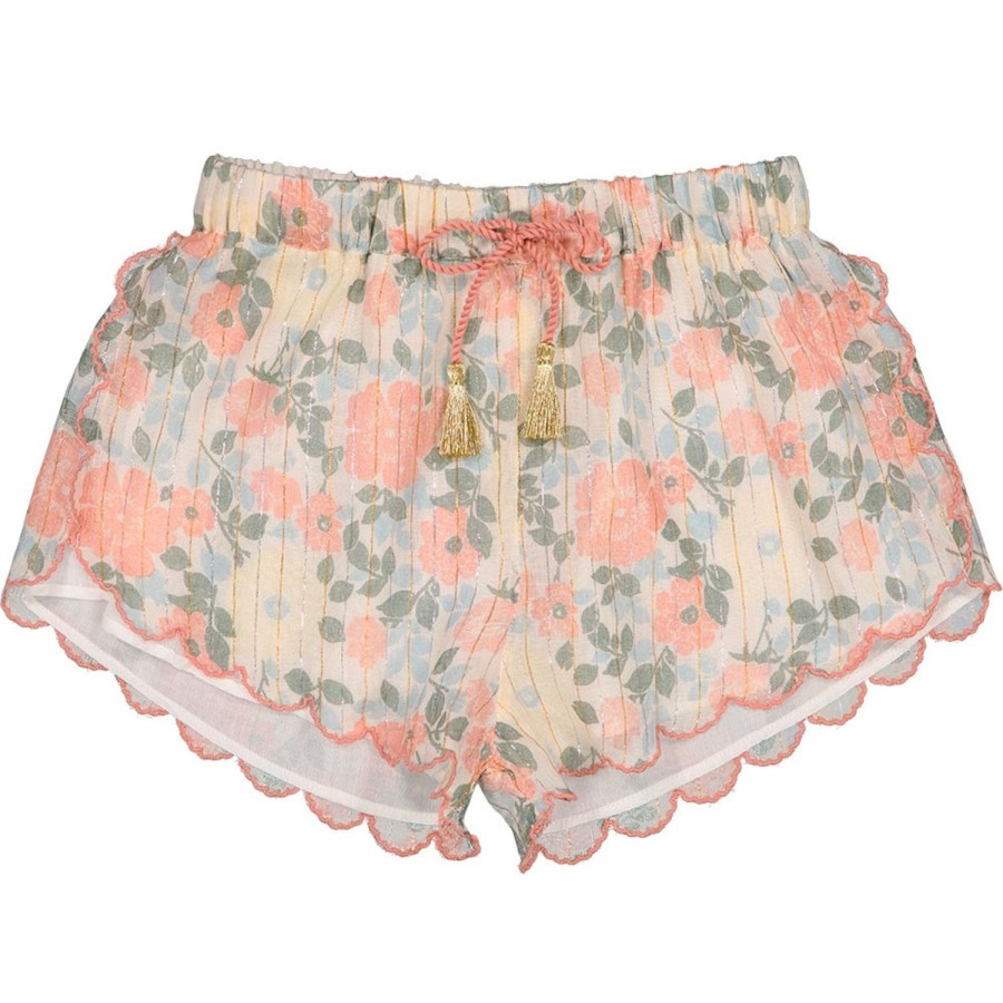 LOUIS LOUISE Skirts, Shorts, Trousers | Short Kaela Stripe Lurex Vintage Flower