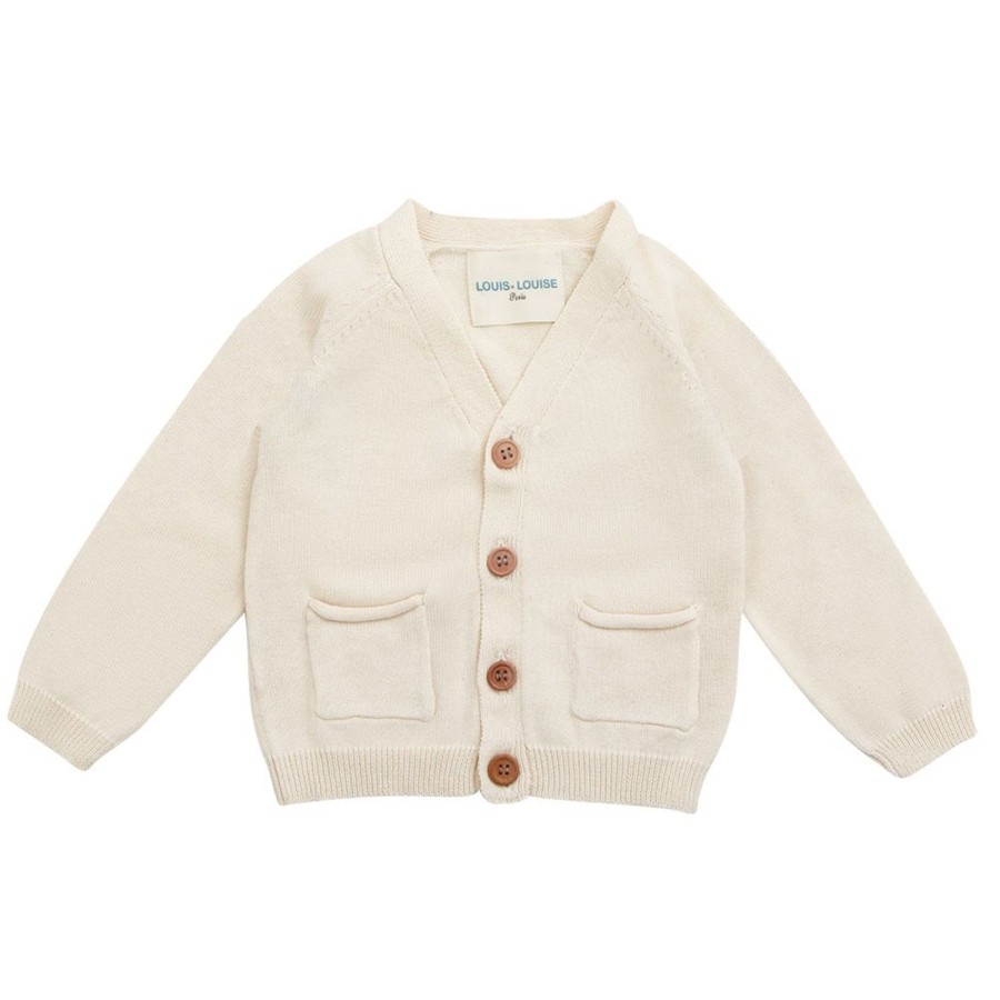 LOUIS LOUISE Cardigans, Pulls, Sweatshirts | Cardigan Hubert Knitted Cotton