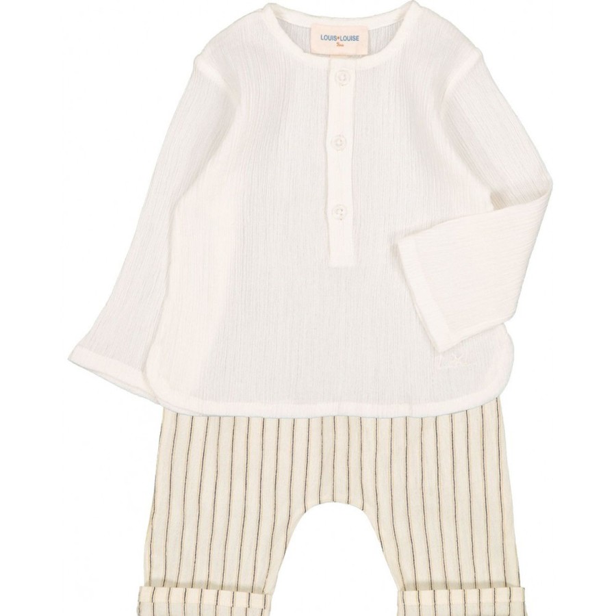 LOUIS LOUISE Shirts, Tops Baby Boy | Shirt Oncle Cotton Crepe