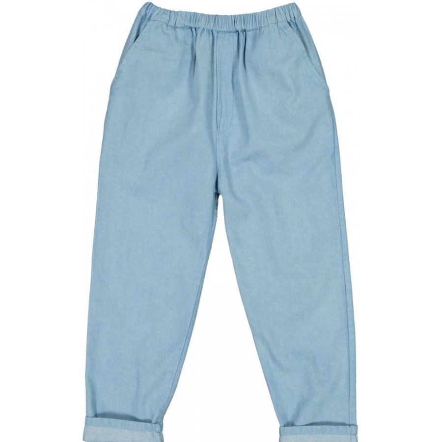 LOUIS LOUISE Bermudas, Trousers. | Trousers Gazelle Chambray