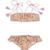 LOUIS LOUISE Accessories | Swimsuit Vague Stripe Lurex Indian Flower