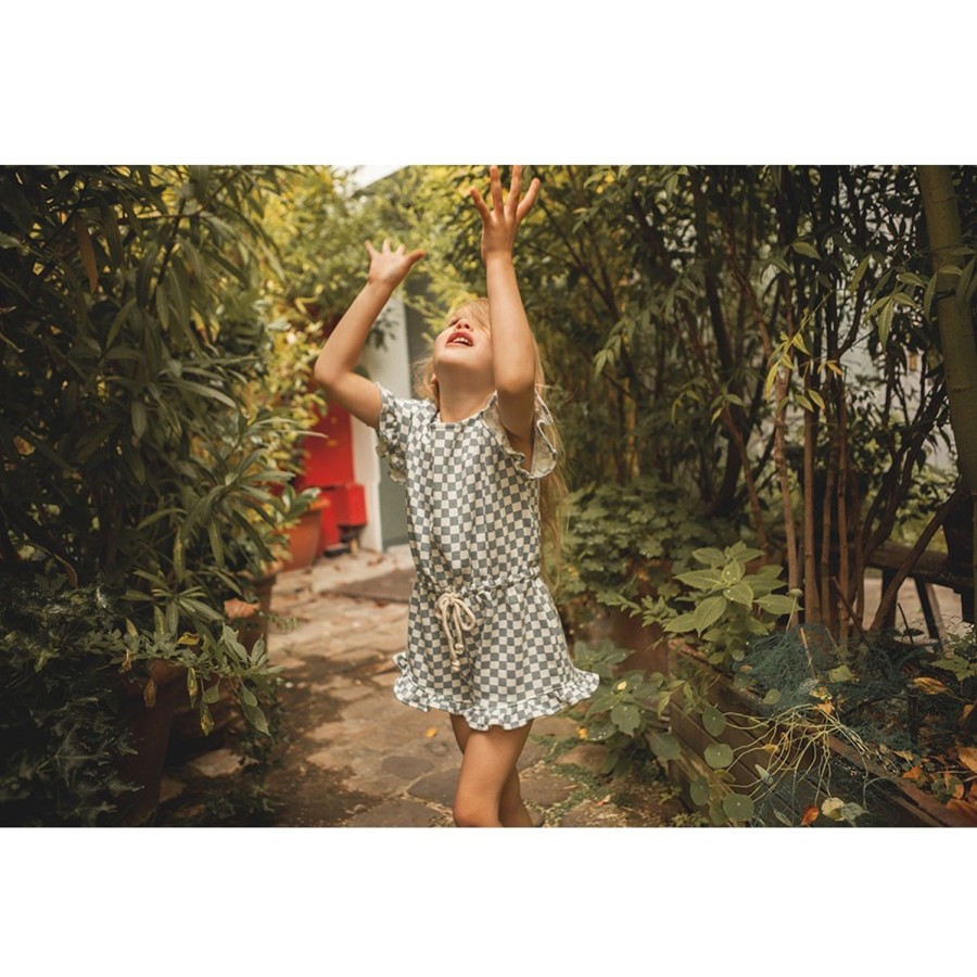 LOUIS LOUISE Dresses, Overalls | Overall Pamplemousse Cotton Fleece Square