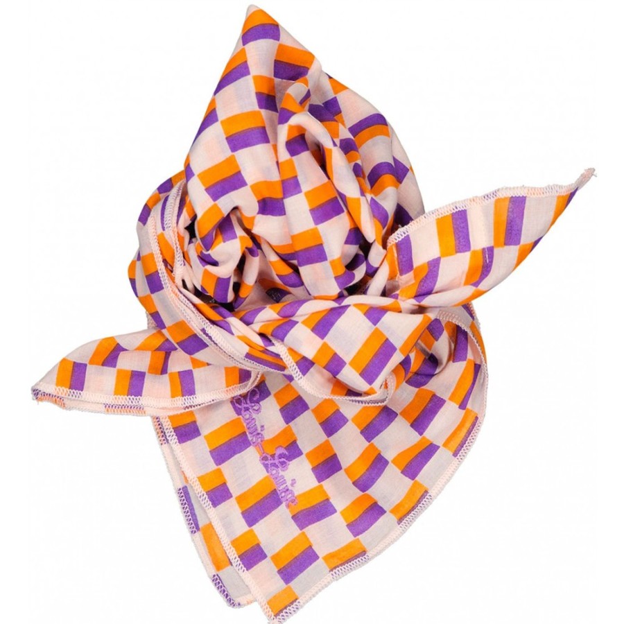 LOUIS LOUISE Accessoires And Toys | Scarf Sissi Cotton Veil Geometric