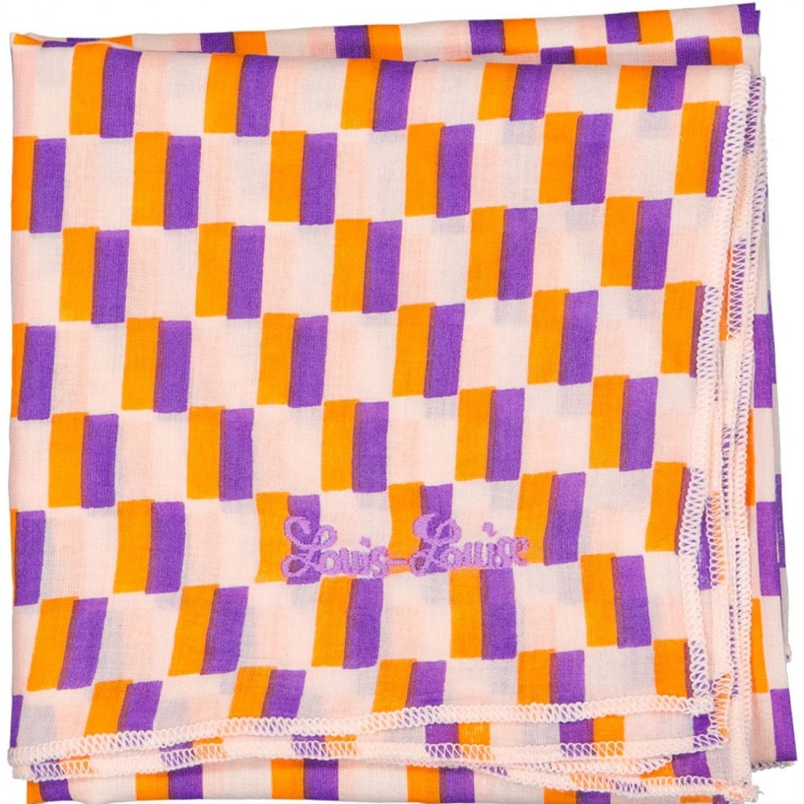 LOUIS LOUISE Accessoires And Toys | Scarf Sissi Cotton Veil Geometric