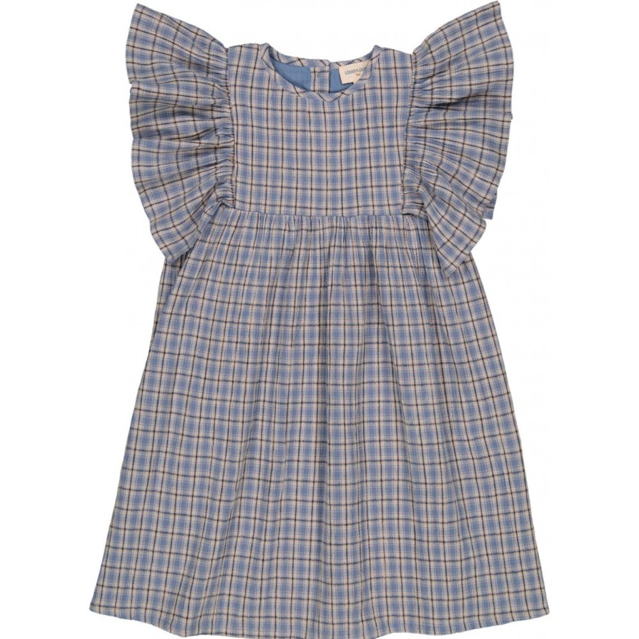 LOUIS LOUISE Dresses, Overalls | Dress Micka Cotton Crepe Tartan