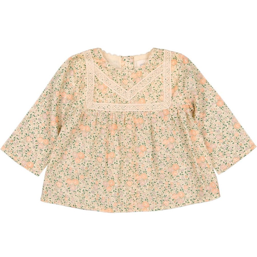 LOUIS LOUISE Blouses, Tops Baby Girls | Tunic Comtesse Cotton Veil Romantic Flower