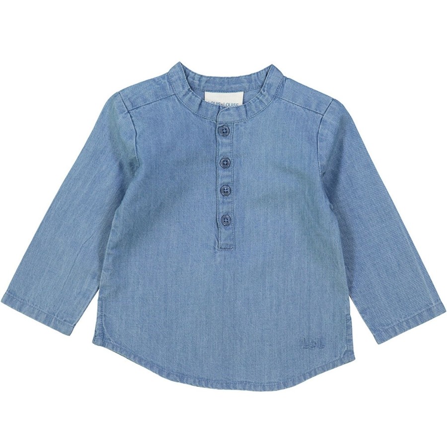 LOUIS LOUISE Shirts, Tops Baby Boy | Shirt Grand Pere Chambray