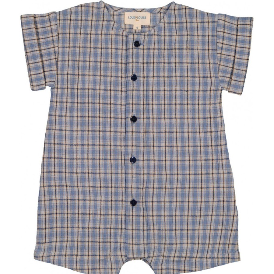 LOUIS LOUISE Dresses, Overalls, Pyjamas | Overall Hawai Cotton Crepe Tartan