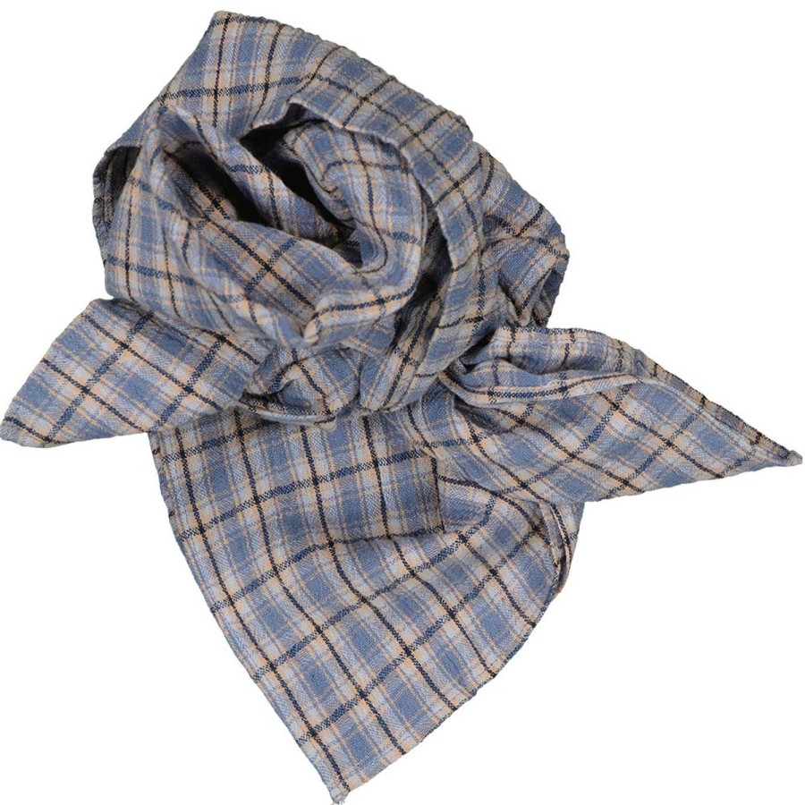 LOUIS LOUISE Accessories | Scarf Sissi Cotton Crepe Tartan