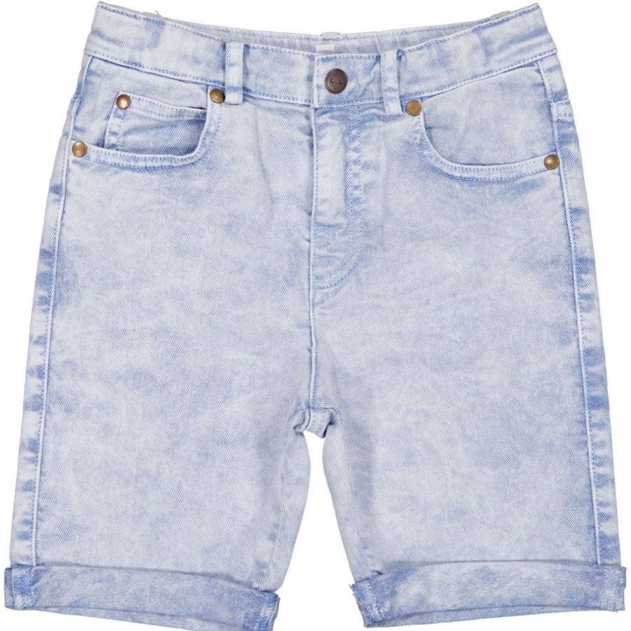 LOUIS LOUISE Bermudas, Trousers. | Bermuda Dean Washed Denim