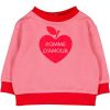 LOUIS LOUISE Cardigans, Pulls, Sweatshirts | Sweat Jim Cotton Fleece Amour