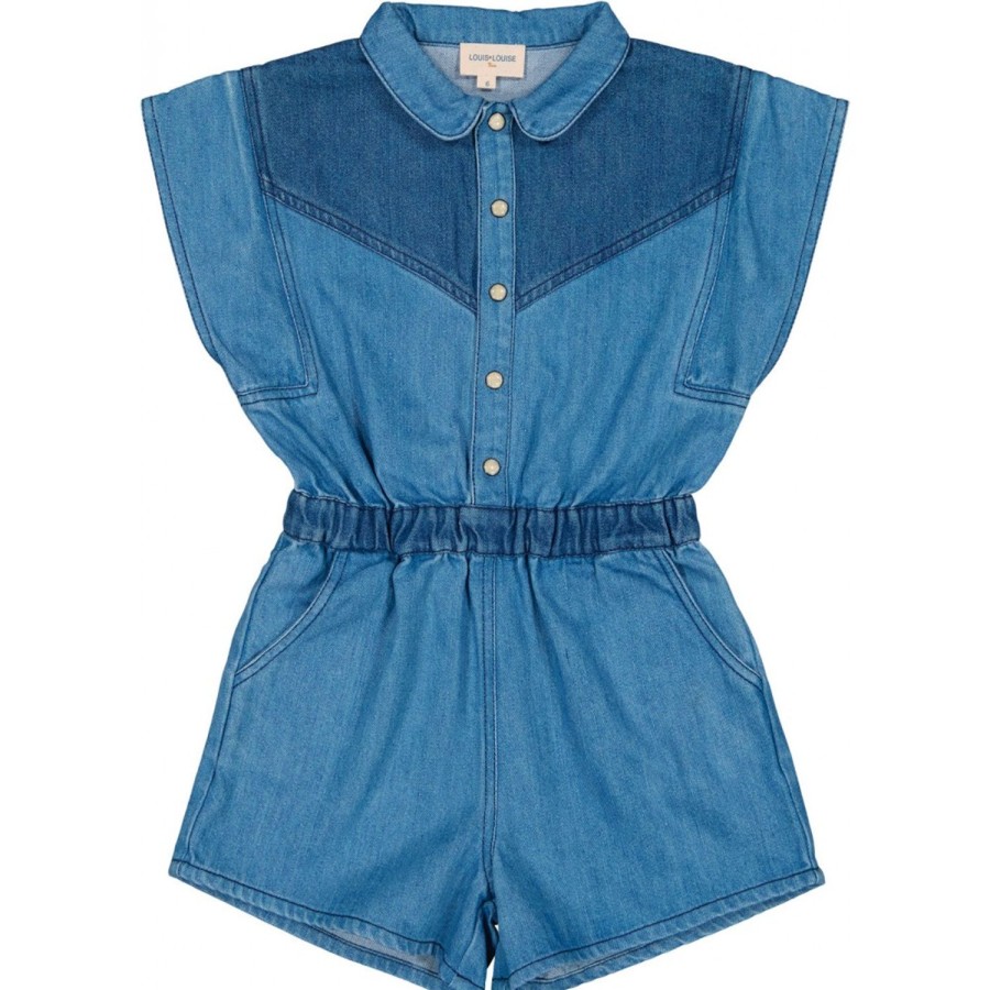 LOUIS LOUISE Dresses, Overalls | Overall Patricia Denim Patchwork